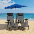 Zero Gravity Reclining Outdoor Lounge Chair