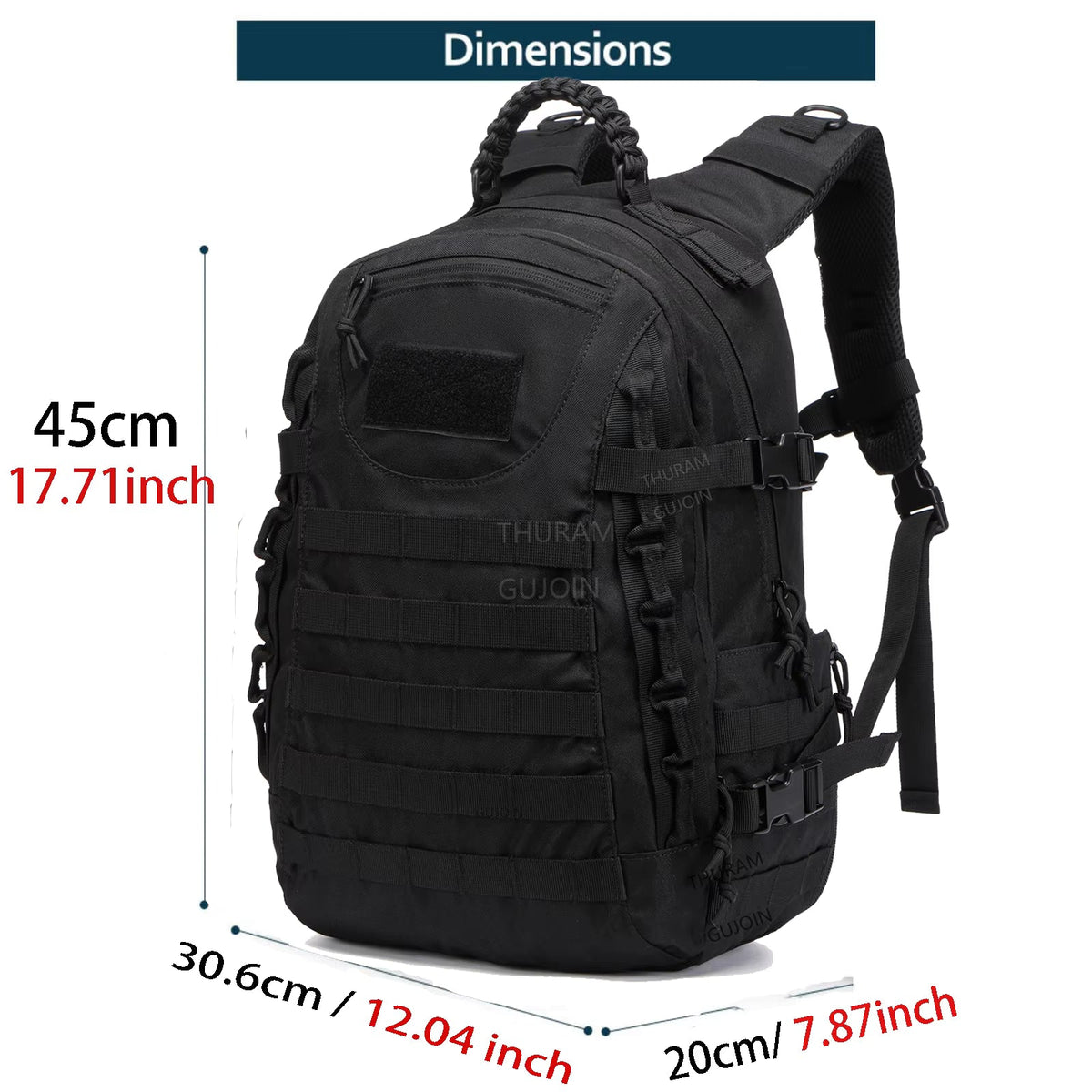 38L Tactical Waterproof Outdoor Backpack
