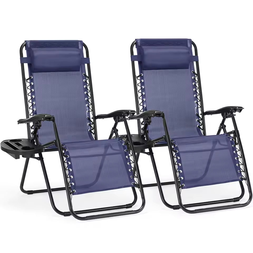 Zero Gravity Reclining Outdoor Lounge Chair