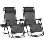 Zero Gravity Reclining Outdoor Lounge Chair