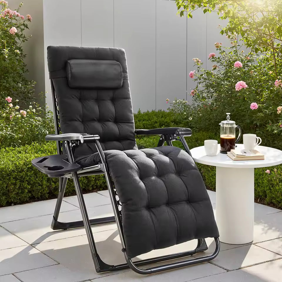 Zero Gravity Reclining Outdoor Lounge Chair