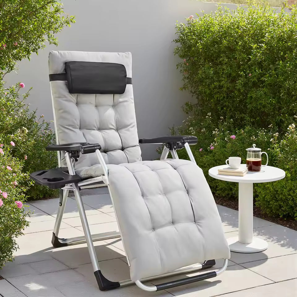 Zero Gravity Reclining Outdoor Lounge Chair