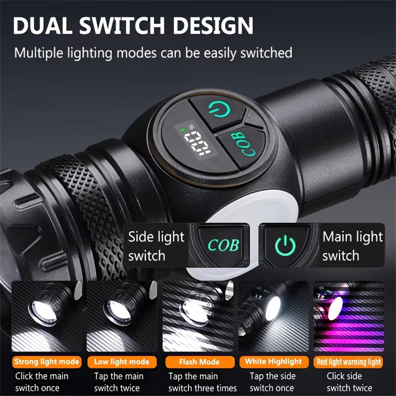 USB Rechargeable Tactical Flashlight
