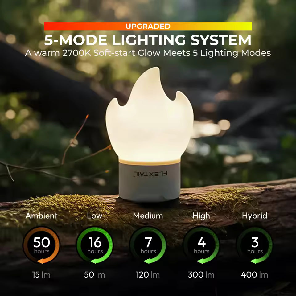 FLEXTAIL Portable Air Pump & Camping Light