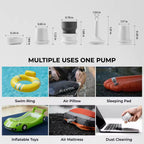 FLEXTAIL Portable Air Pump & Camping Light