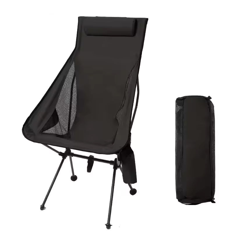 WEST TUNE Folding Camping Chair with Headrest