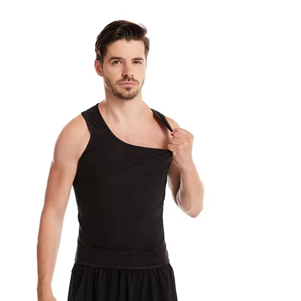 Men’s Sauna Sweat Shirt – Short Sleeve Body Shaper