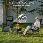 Zero Gravity Reclining Outdoor Lounge Chair