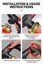 Extended Butane Torch for BBQ & Cooking