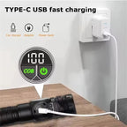 USB Rechargeable Tactical Flashlight