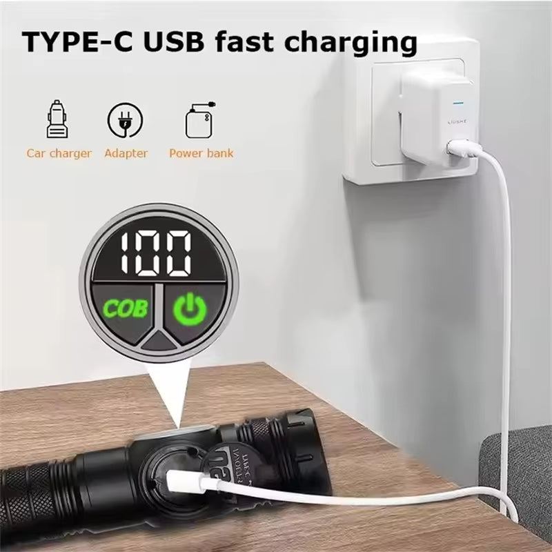 USB Rechargeable Tactical Flashlight