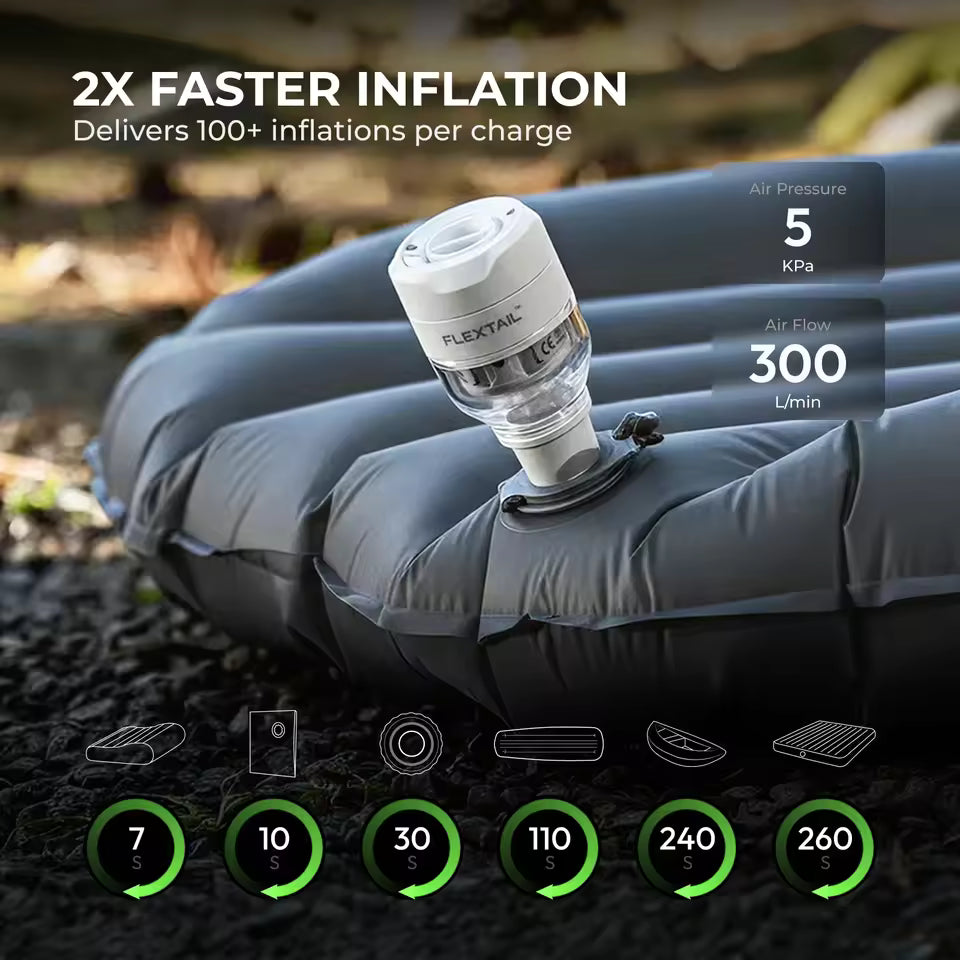 FLEXTAIL Portable Air Pump & Camping Light