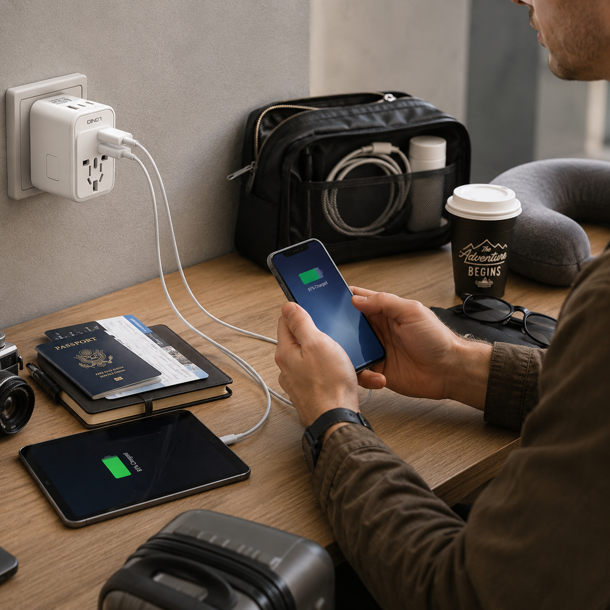65W Universal Travel Adapter
